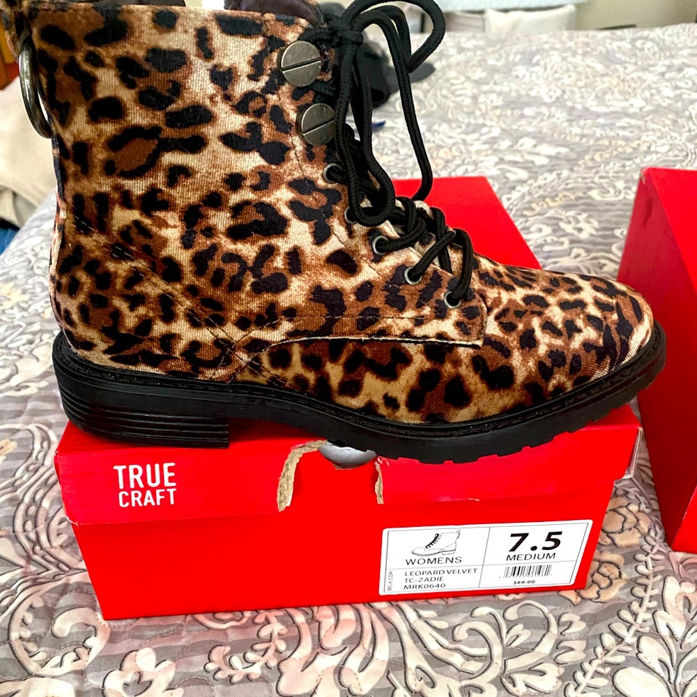 Leopard Boots